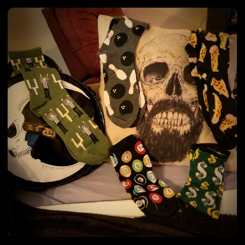 Lot of five awesome socks!